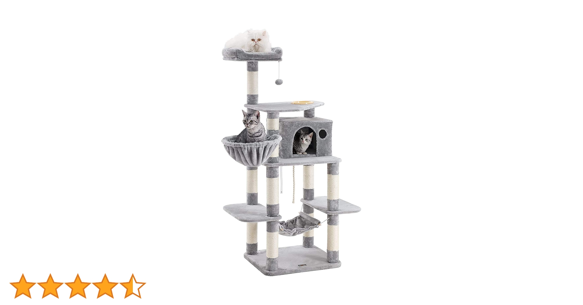 Amazon | FEANDREA キャットタワーねこタワー 巨大サイズ 太さ爪